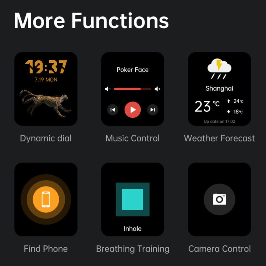 KEPUP Multifunction Smart Watch with Health Monitor System IP68 Waterproof Activity Tracker