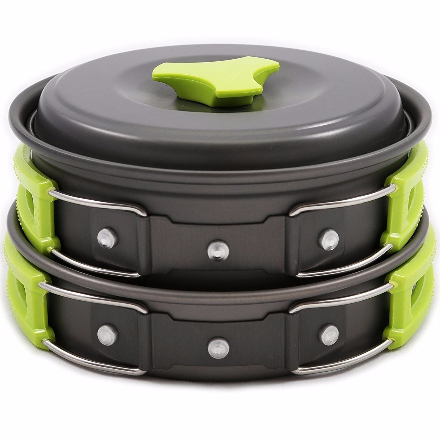 Camping Cookware Mess Kit Backpacking Gear & Hiking Outdoors Bug Out Bag Cooking