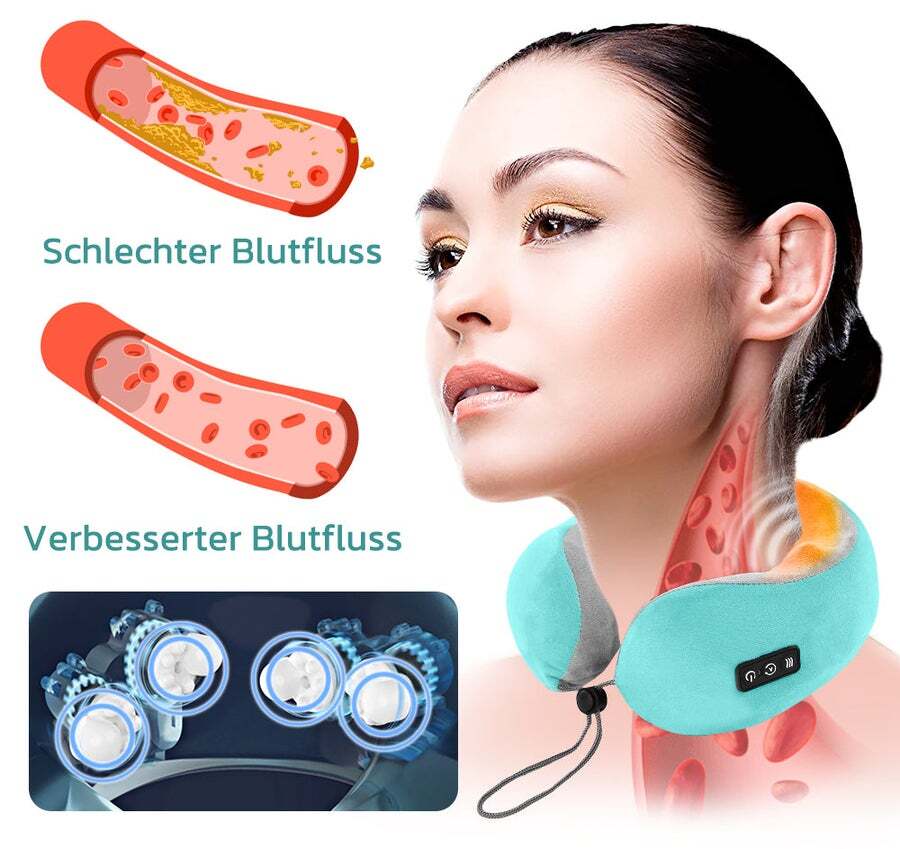 Neck Acupoint Lymphatic Massager, Electric Pulse Neck Massager, Intelligent  Heated Neck Massager, Reducing Fat And Wrinkles, Promoting Blood Pressure  Circulation, And Soothing Muscles