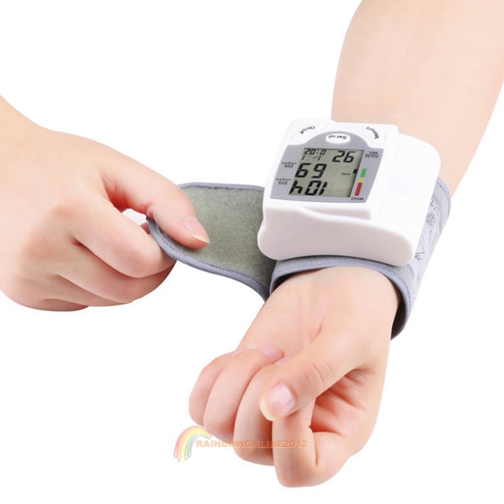 Digital LCD Health Arm Meter Pulse Wrist Blood Pressure Monitor Sphygmomanometer