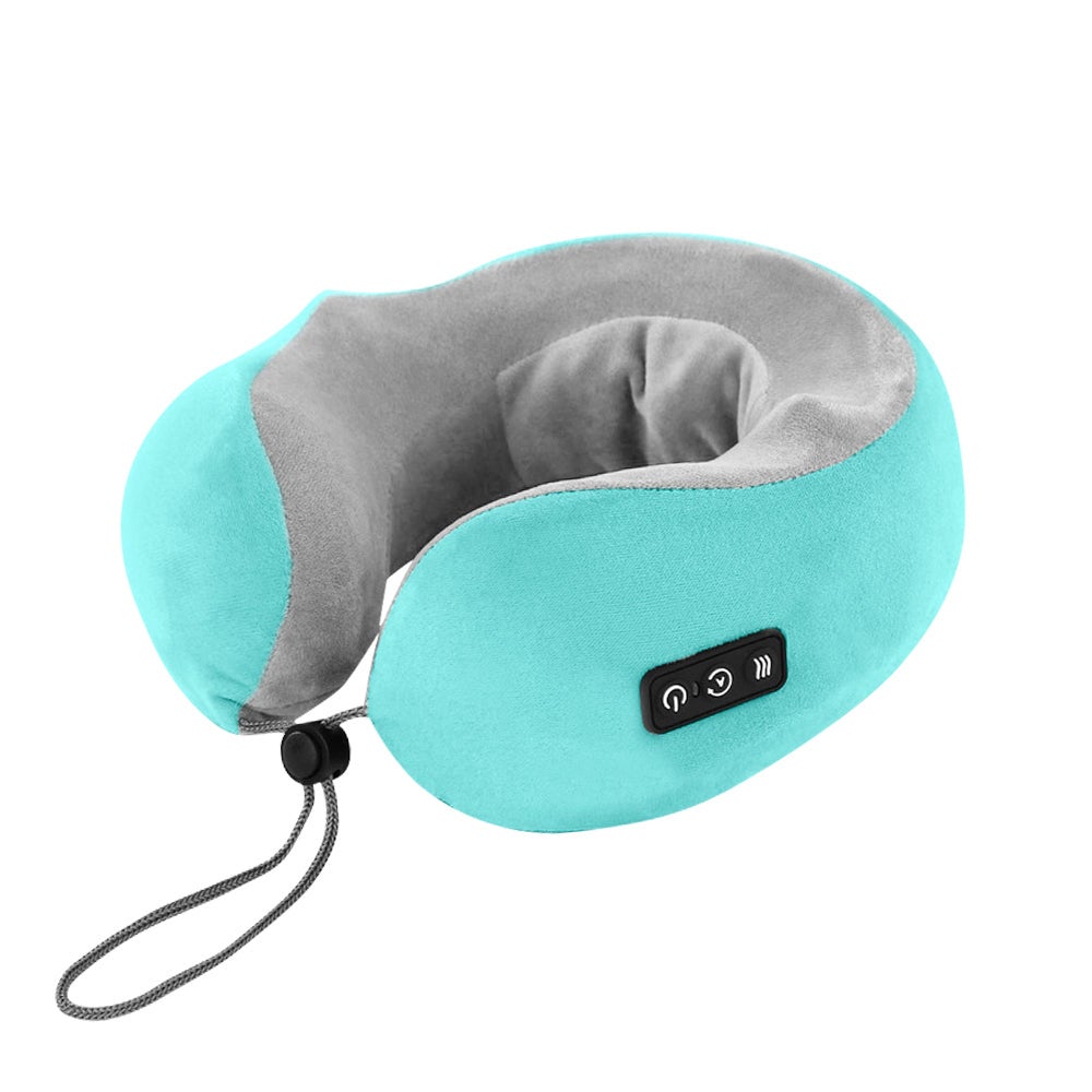 U-shape Electric Shiatsu Neck Pillow Massager Wireless Portable Massage Pillow