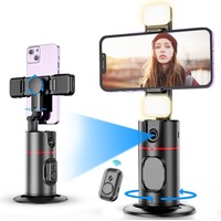 360 Rotation Motion Tracking Mount For Vlogging,Ai Smart Gimbal Face Tracking Gimbal Stabilizer