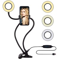 Selfie Ring Light with Cell Phone Holder Stand for Live Stream Makeup YouTube