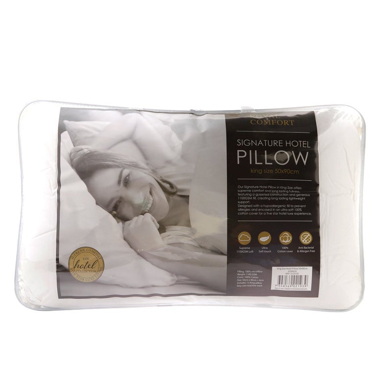 Hotel Pillow, Luxury hotel quality, Kingsize 50x90cm