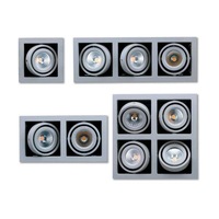 3000K Warm White LED Frame Light Silver Superlux Lighting LDL-GIM-SI