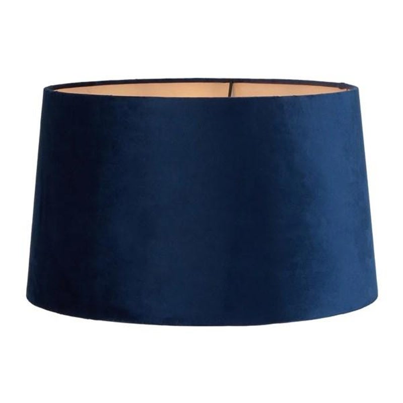 Extra Large Velvet Drum Lamp Shade In 5, Extra Large Blue Lamp Shades
