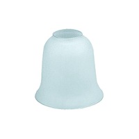 Acid Glass Bell Shade in White Superlux Lighting - Q138