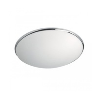 Acid Glass Trim Fluorescent Ceiling Light 18w in Chrome Superlux Lighting - CLL2171-CH