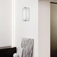 Arla CCT LED Indoor Wall Light in Nickel w/ Frost Glass