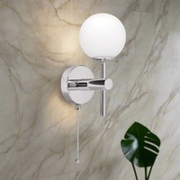 Art Deco LED Chrome Light IP44 Globe G9 Superlux Lighting - WL4337