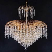 Asfour Crystal 13Lt Chandelier in Chrome or Gold
