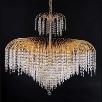 Asfour Crystal 15Lt Chandelier in Chrome or Gold