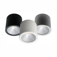 Series LED Downlight 25w White, Black or Silver 3k/4k AT9065 Atom Lighting