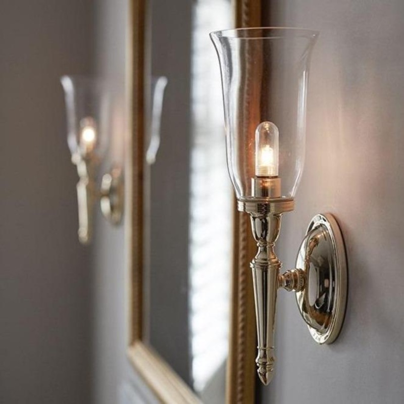Bathroom Dryden Wall Light G9 in Polished Chrome/Nickel/Brass Elstead