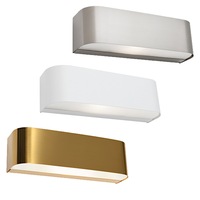 Benson Indoor Wall Light in Satin Chrome, White or Gold