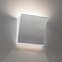 BF-2012 G9 Modern Indoor Wall Uplight Raw Ceramic in White