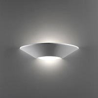 BF-7603 E27 Indoor Wall Light Raw Ceramic w Frosted Glass in White