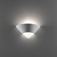 BF-7908 E27 Indoor Wall Light Raw Ceramic w Frosted Glass in White