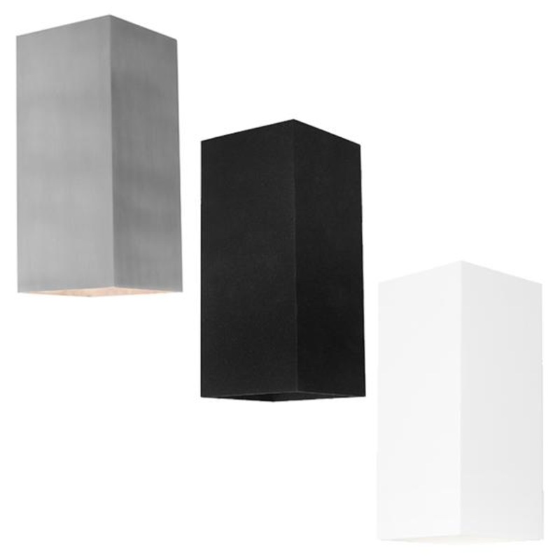 Buy Busselton Outdoor LED Up/Down Wall Light 6w in Aluminium/Black