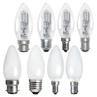 18w, 28w Halogen B22, E27, B15, E14 Candle Globe Warm White 3000k 30100~30115 Dimmable