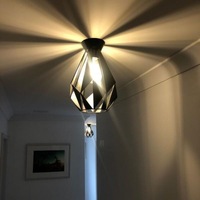 Carlton 1 DIY Batten Fix Ceiling Light in Black/Copper, Black/Silver, Black/Gold or White/Gold