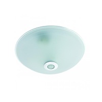 Ceiling Light Button with PIR Sensor 2Lt E27 in White Superlux Lighting - CL430-SEN-WH