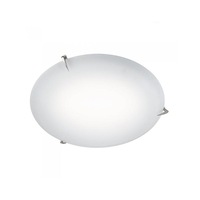 Claw LED Ceiling Light 16w or 24w Dimmable Glass in Satin Chrome Superlux Lighting - CL420-16, CL420-24