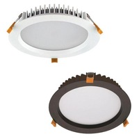 210mm LED Downlight 28w White or Black CCT 20434 / 20435 Domus Lighting