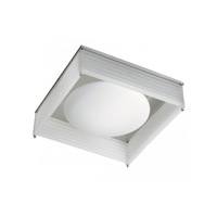 Deco Slat Fluorescent Ceiling Light 13w G24q-1 in White Superlux Lighting - CL2192-WH