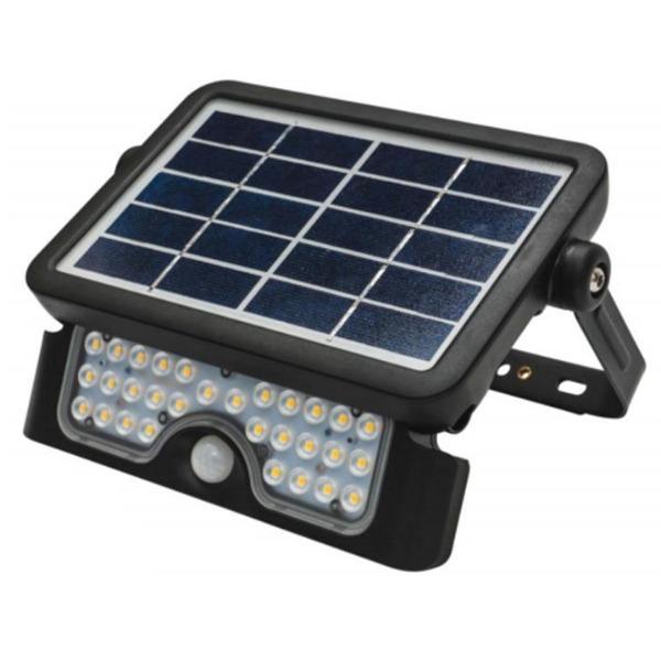 Defender Outdoor LED Solar Flood Light 5w in Black