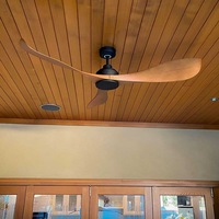 56" Eagle DC Ceiling Fan in Black, Oil Rubbed Bronze, White FC360143 Mercator Lighting