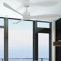 66" Eagle II XL DC Ceiling Fan White/Black/Chrome/Graphite/Bronze FC360163 Mercator Lighting