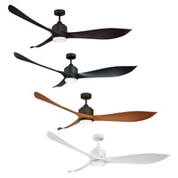 66" Eagle XL DC Ceiling Fan Black, Graphite, Oil Rubbed Bronze, White with Light FC368163 Mercator Lighting