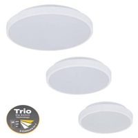 Easy Surface Mounted LED CCT Oyster Ceiling Light Round in White (10w/18w/25w)