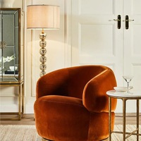 Evie Floor Lamp in Brass