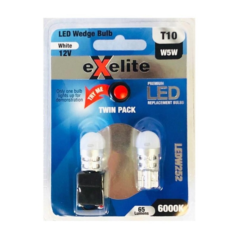 Buy Exelite LED Wedge Auto Globes 6000k NonDimmable CLA Lighting PL