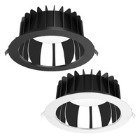 200-210mm Expo LED Downlight 35w Black, White CCT CRI 90+ 2160X, 2071X Domus Lighting