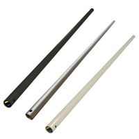 Fan Accessories - 600mm Downrod Suits Caprice Series in Black, Brushed Steel, White