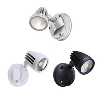 Fortress II Single Exterior LED Security Light 15w CCT in Black,White or Silver