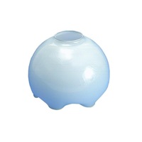 Glass Shade with Frilled Edge in White Superlux Lighting - Q100