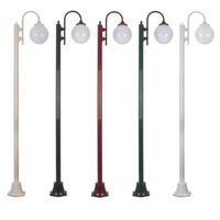 GT-1001 Single Head on 2400m Plain Post Light in Beige/Black/Burgundy/Green/White