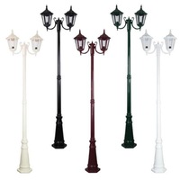 GT-1077 Chester Post Light 2Lt in Beige/Black/Burgundy/Green/White
