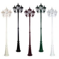 GT-1078 Chester Post Light 3Lt in Beige/Black/Burgundy/Green/White