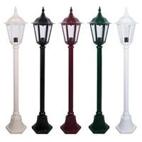GT-134 Chester Single Head Short Post Light in Beige/Black/Burgundy/Green/White