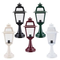 GT-273 Avignon Pillar Mount Light in Beige/Black/Burgundy/Green/White