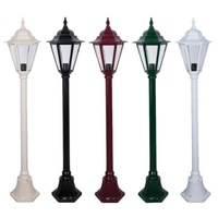 GT-424 Single Head Post Light in Beige/Black/Burgundy/Green/White