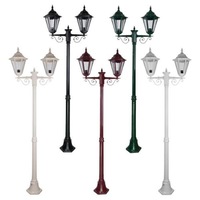 GT-427 Turin Post Light 2Lt in Beige/Black/Burgundy/Green/White