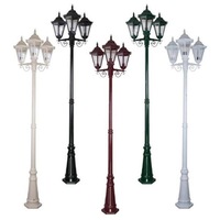GT-432 Turin Post Light 3Lt in Beige/Black/Burgundy/Green/White