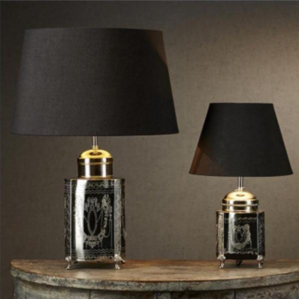 Kensington Table Lamp Base Small or Large in Nickel