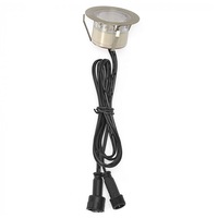 LED Deck Light Single in Satin Chrome